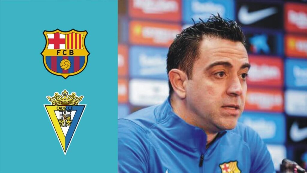 Xavi spoke to the press ahead of Barca vs Cadiz