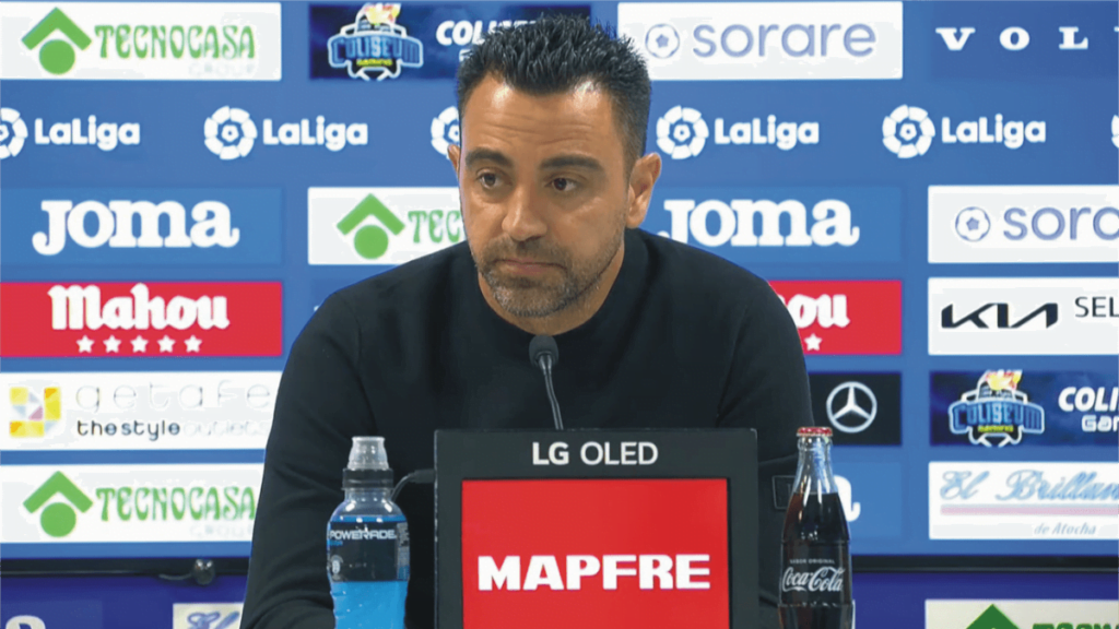 Barca 0-0 Getafe: Xavi's reaction after the Draw