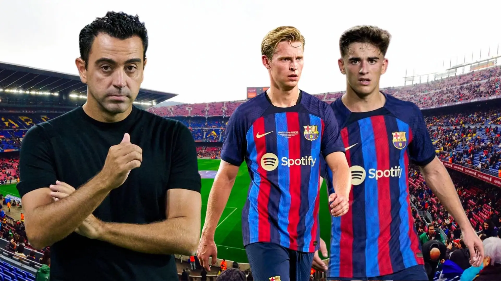 Xavi says he can deploy Frenkie or Gavi in the Back-Line