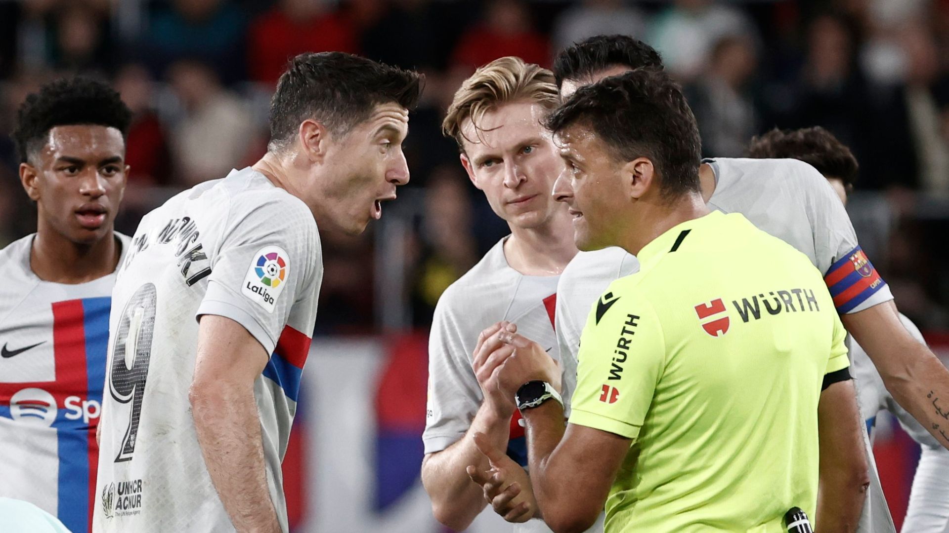 Lewandowski could face a Four match suspension