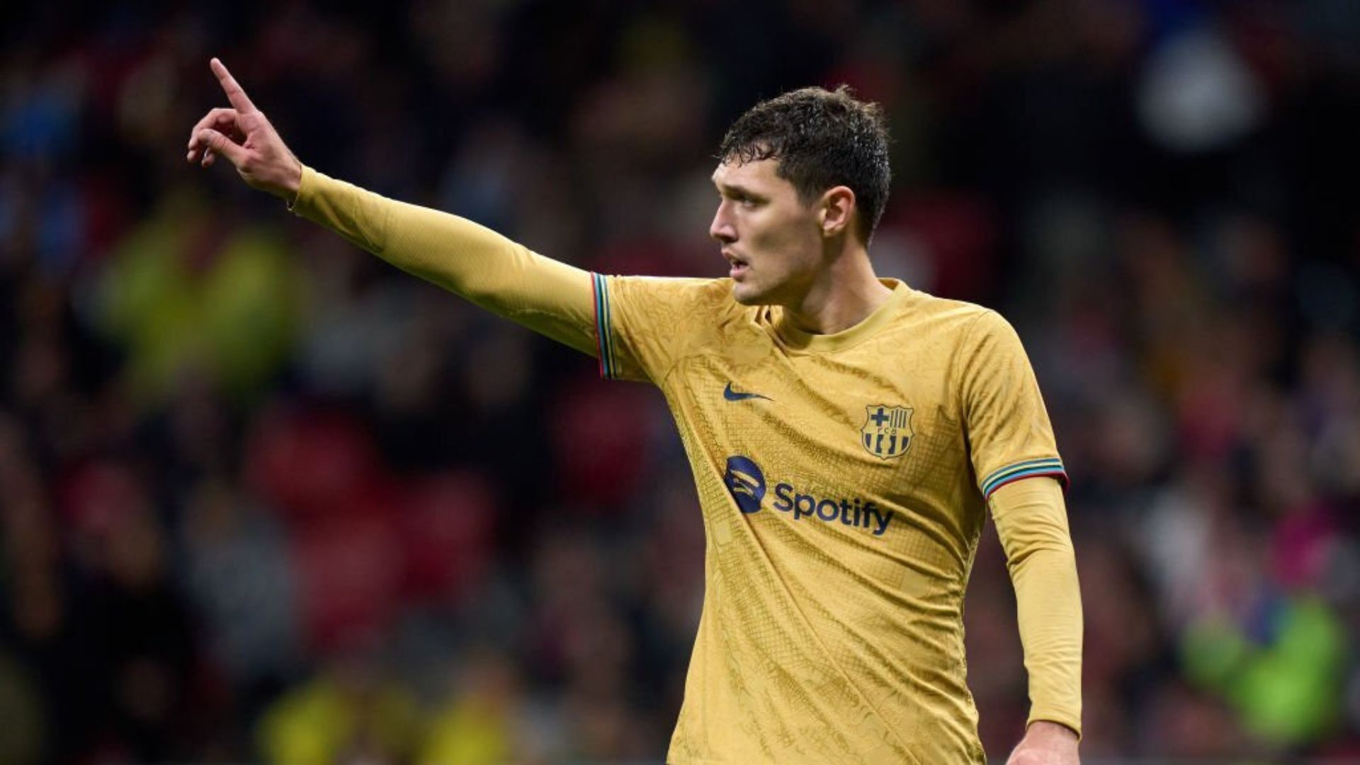 Andreas Christensen during the game against Atletico Madrid