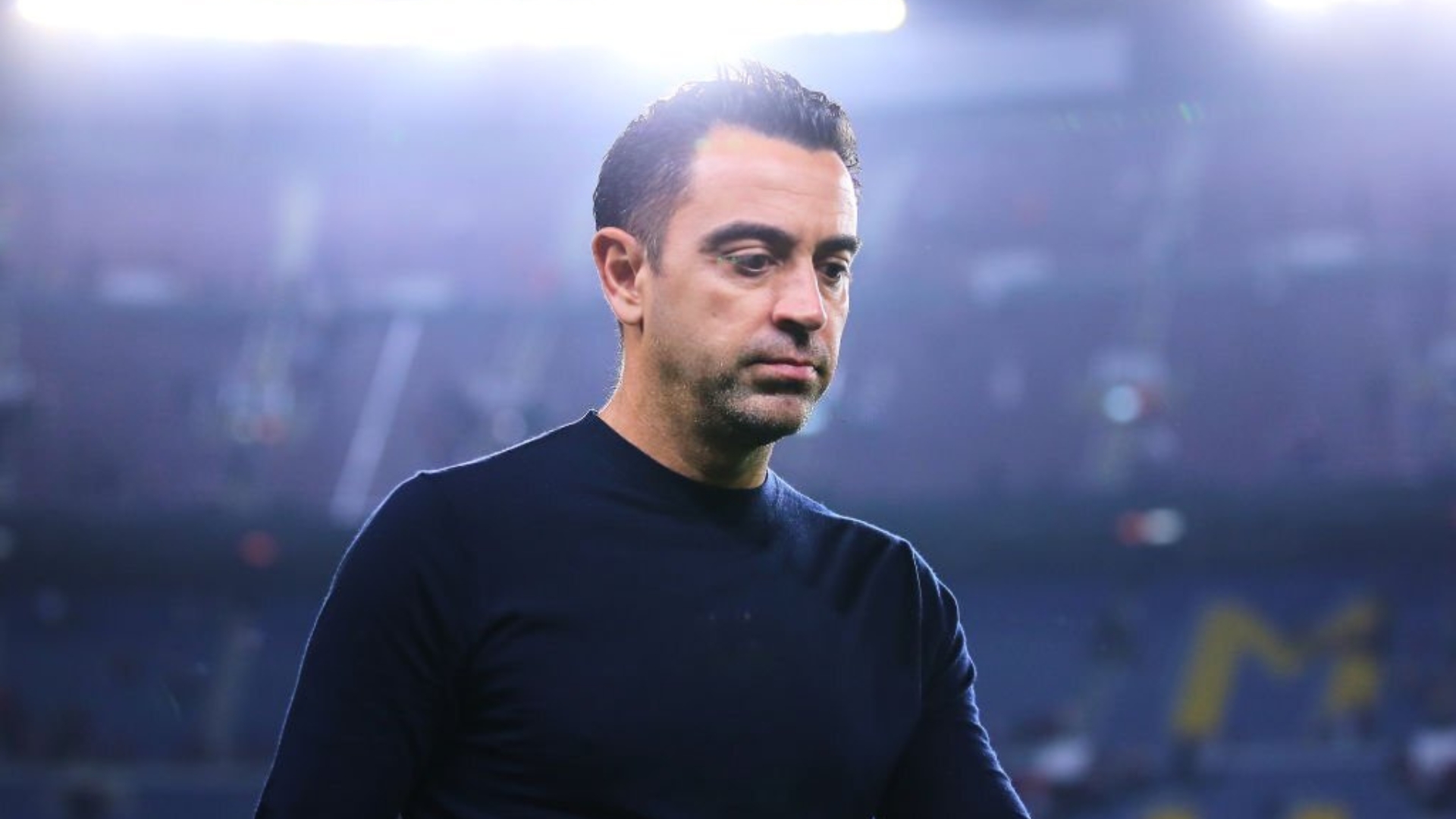 Xavi at Camp Nou