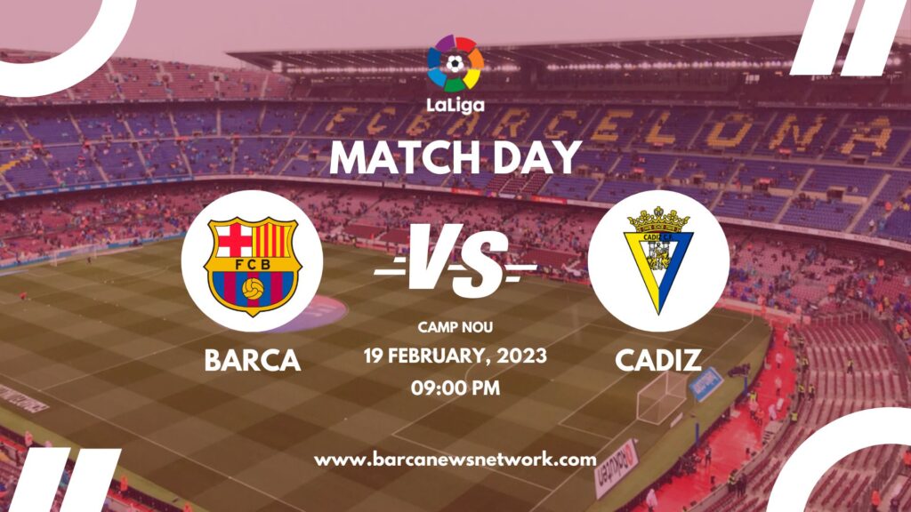 Barcelona vs Cadiz