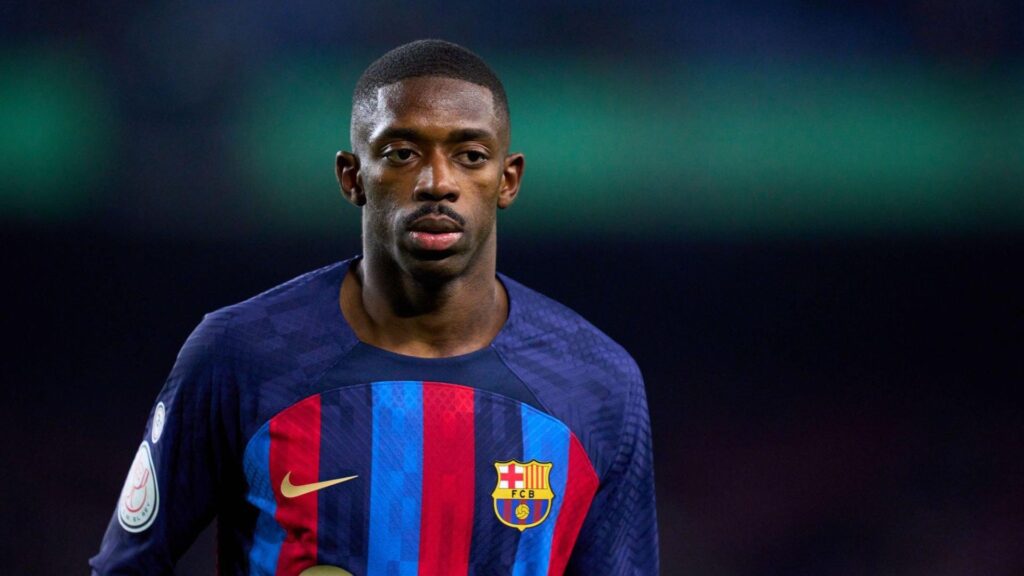 Barcelona forward Ousmane Dembele