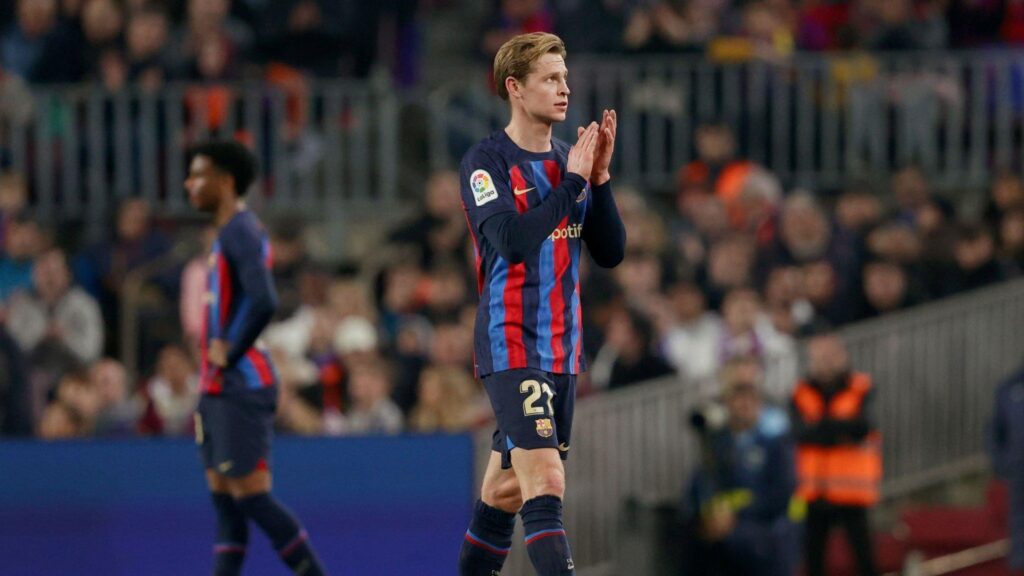 Barcelona midfielder Frenkie de Jong