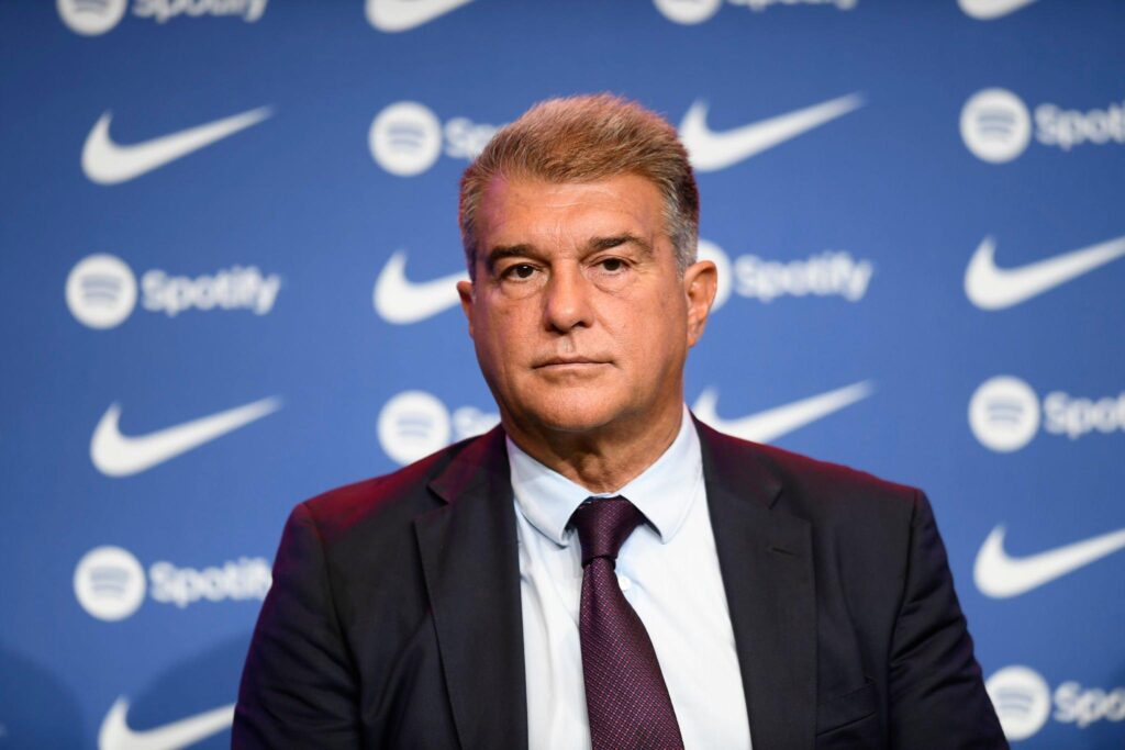 FC Barcelona president Joan Laporta