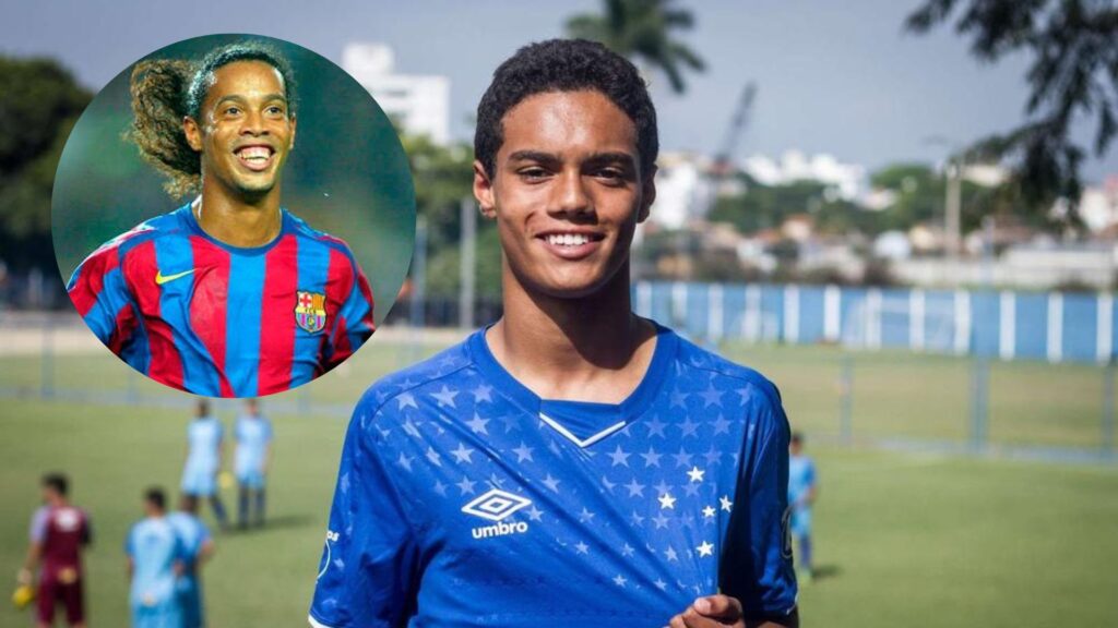 Ronaldinho's son Joao Mendes close to joining Barcelona subsidiary