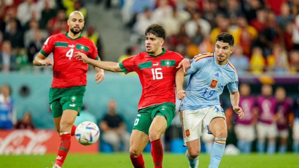 Barcelona summer target Sofyan Amrabat with loanee Abde