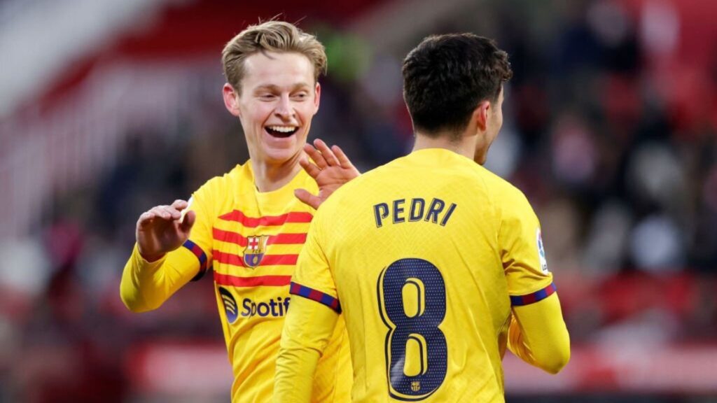 Barcelona duo of Pedri and Frenkie