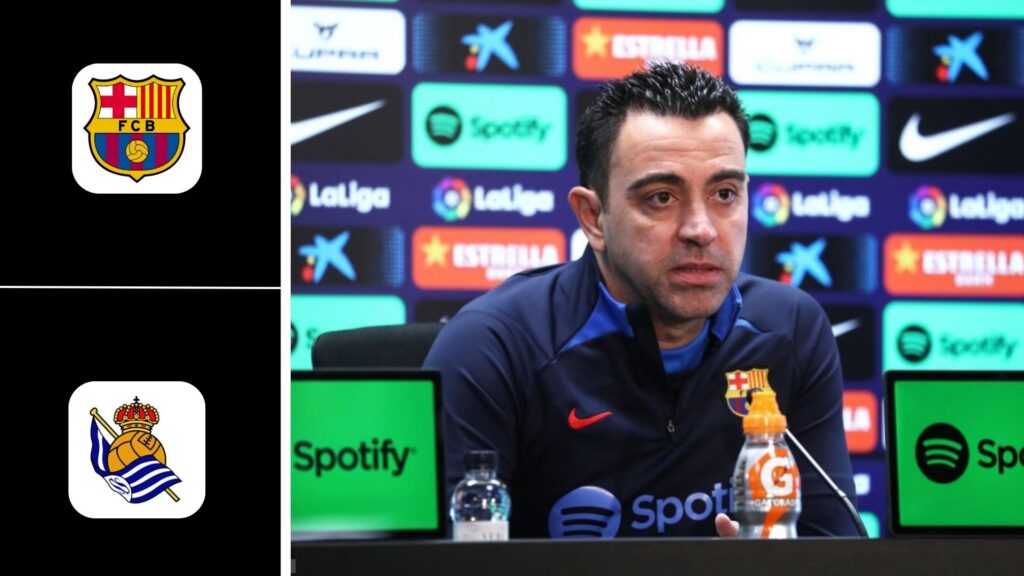 Barcelona head coach Xavi