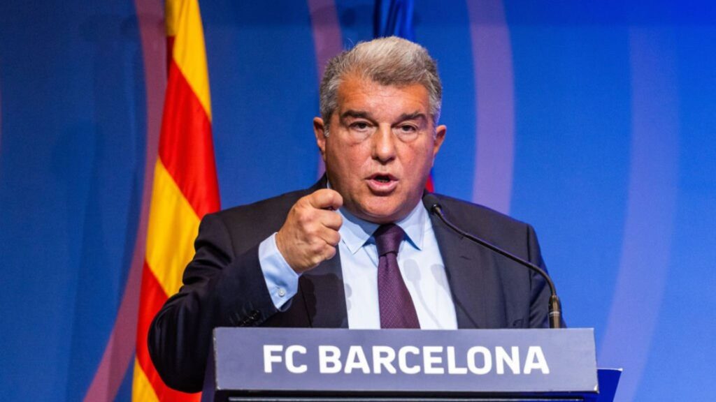 Barcelona president Laporta