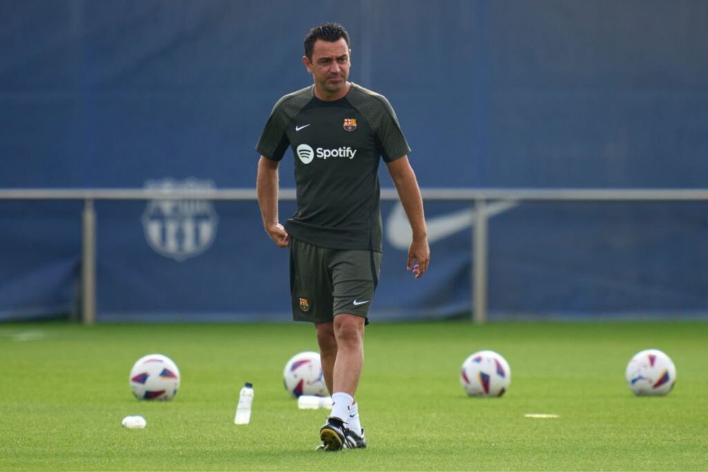 Barcelona head coach Xavi