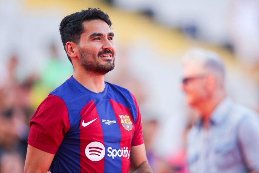 Barcelona midfielder Ilkay Gundogan