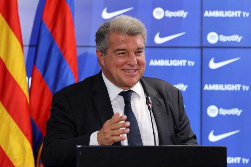 Barcelona president Joan Laporta