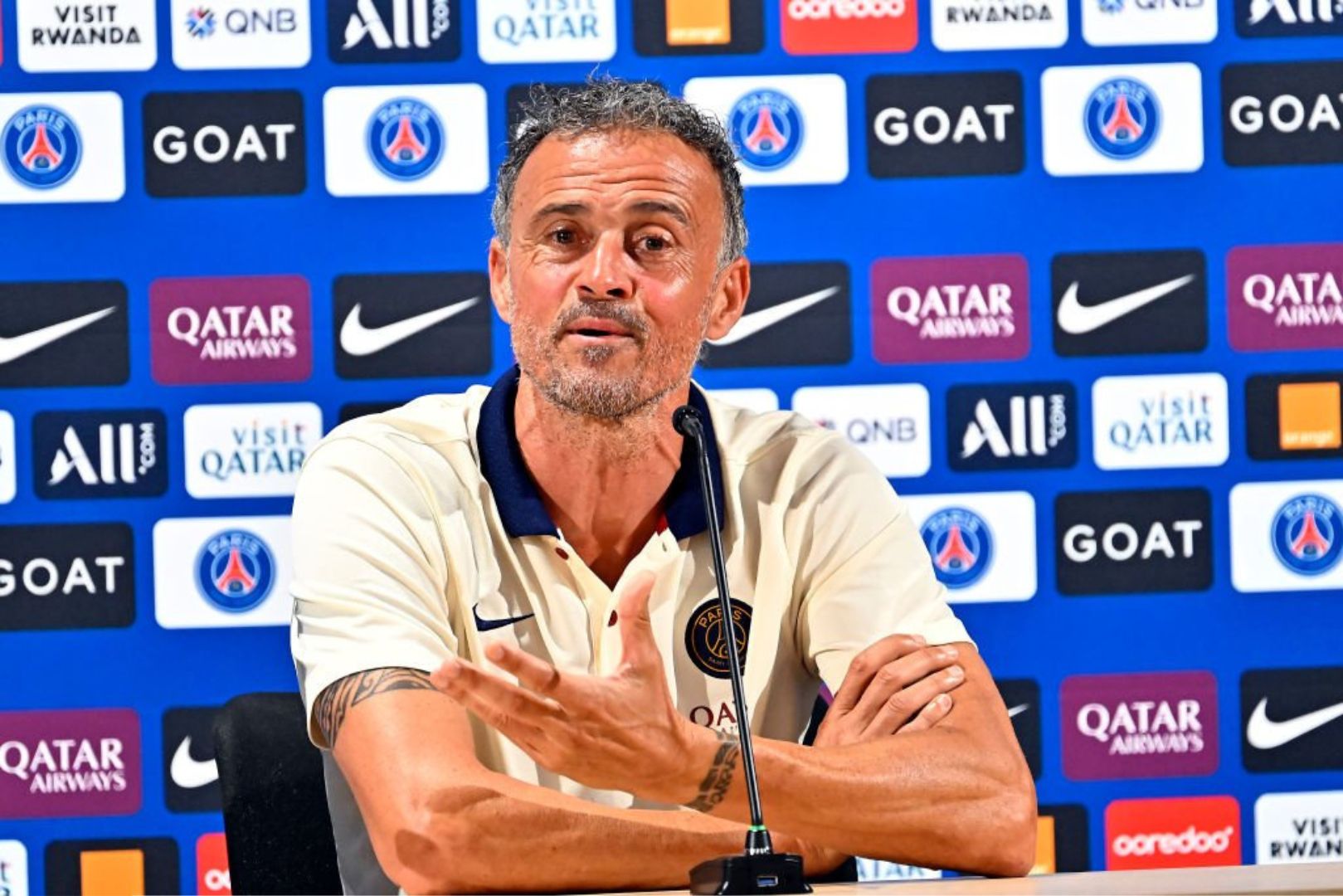 Former Barcelona coach Luis Enrique