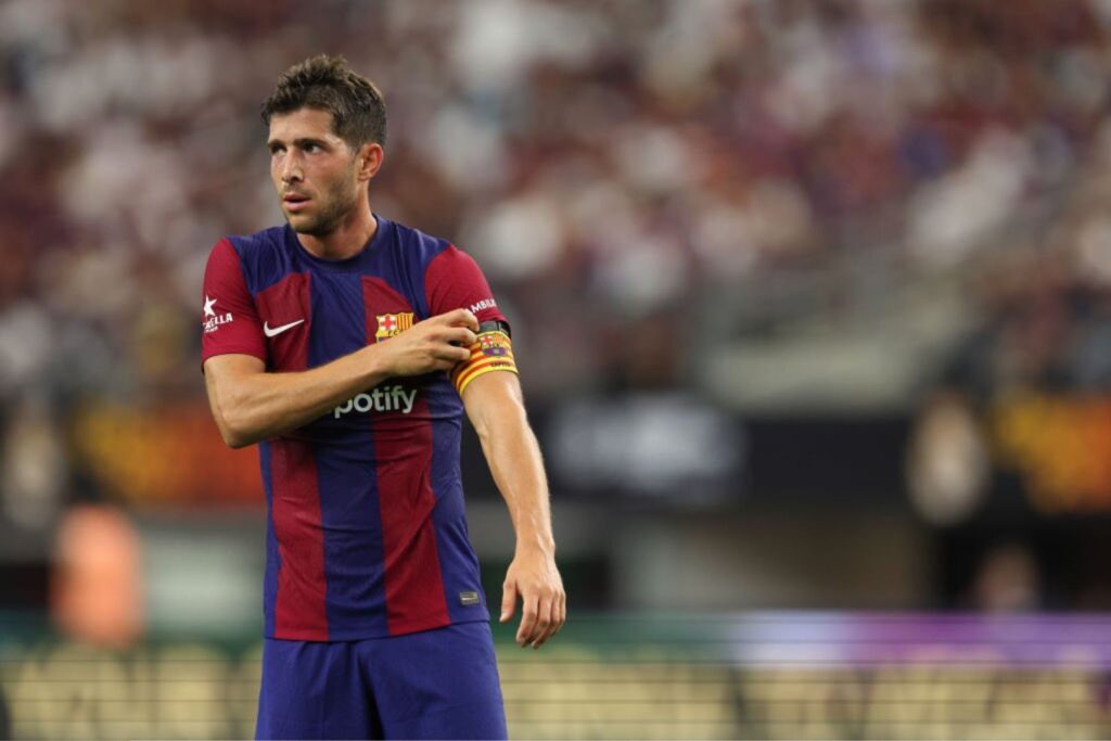 Barcelona captain Sergi Roberto