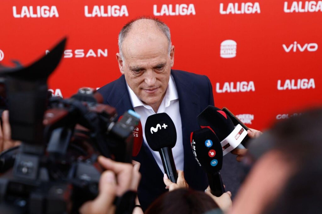 La Liga President Javier Tebas