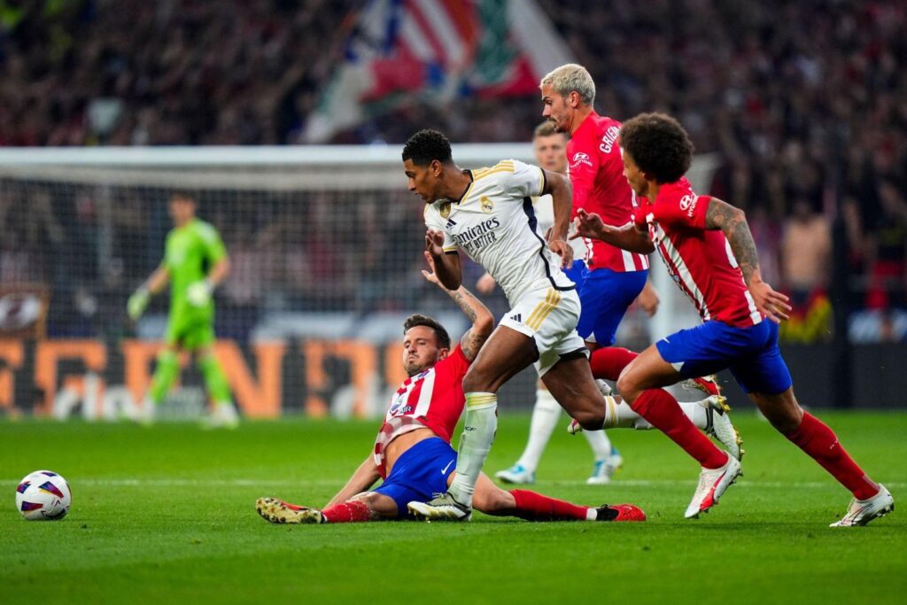 Real Madrid player Jude Bellingham during the game Atletico de Madrid