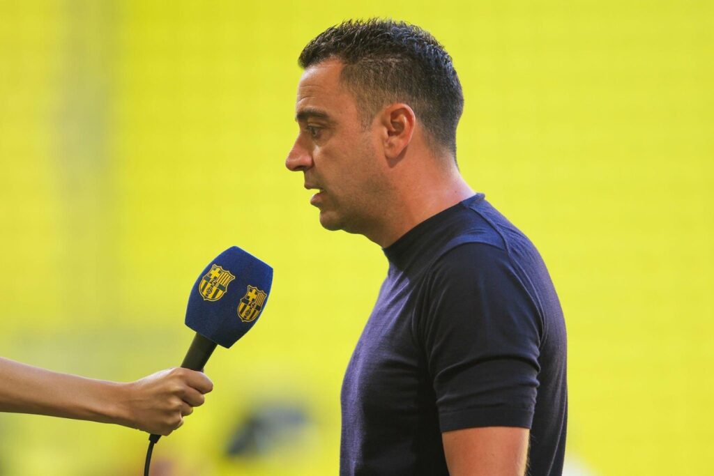 Barcelona head coach Xavi