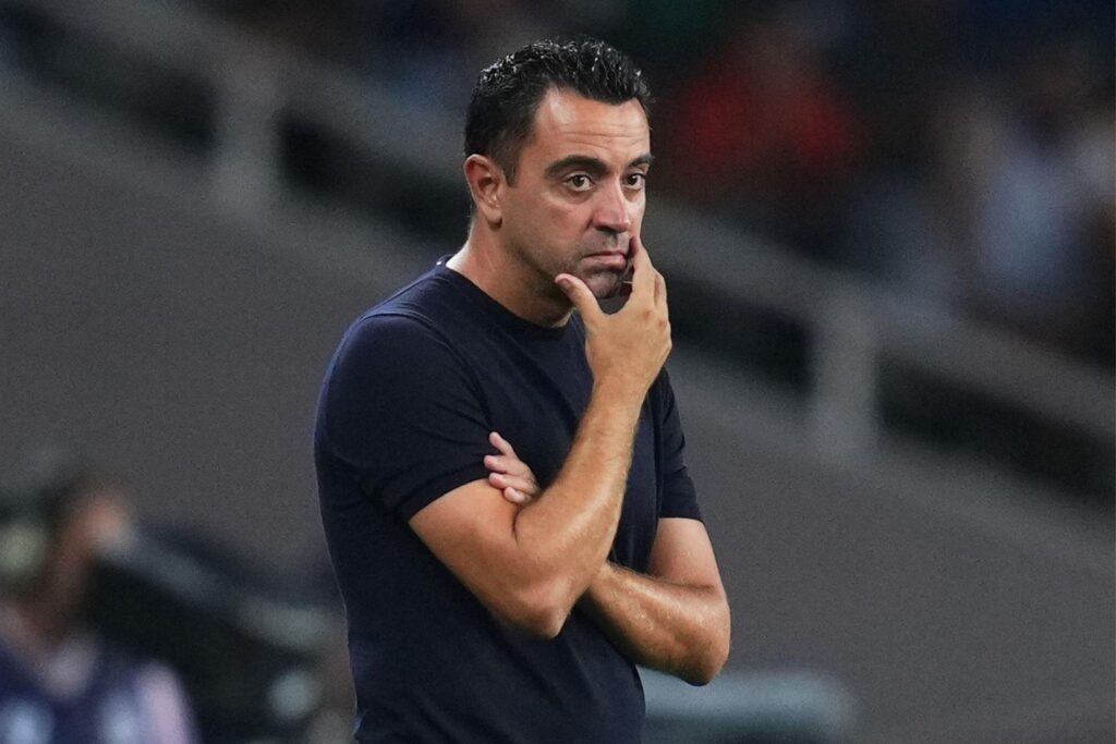 Barcelona head coach Xavi