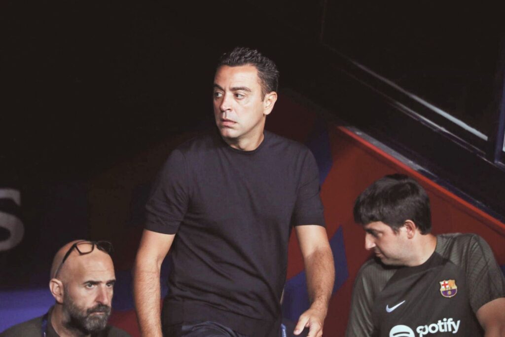 Barcelona head coach Xavi