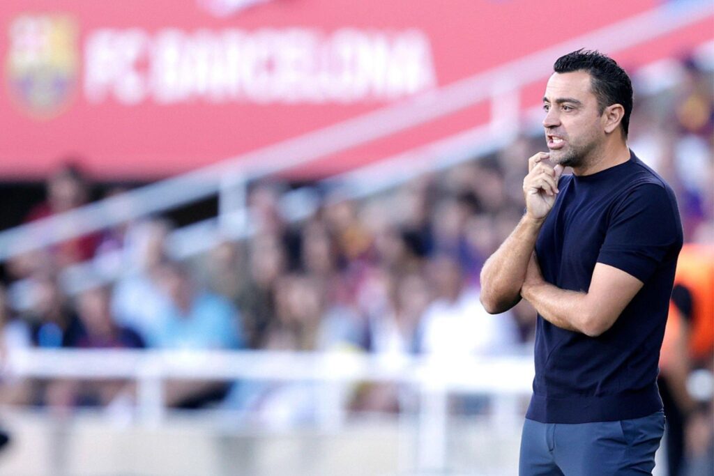 Barcelona head coach Xavi