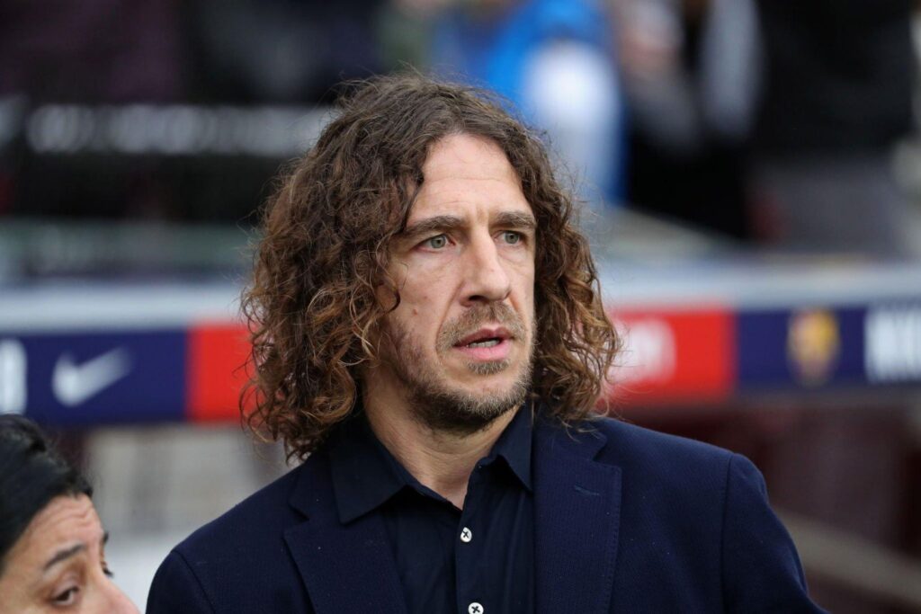 Carles Puyol during the match between FC Barcelona and Deportivo Alaves, corresponding to the week 18 of the Liga Santander, played at the Camp Nou Stadium, on 21th December 2019, in Barcelona, Spain.