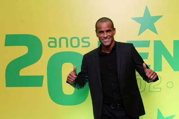 RIO DE JANEIRO, BRAZIL - JUNE 30: Brazilian former football player Rivaldo attends a ceremony organized by Brazilian Football Confederation to honor 2002 FIFA World Champions on the 20th anniversary at Fairmont Hotel on June 30, 2022 in Rio de Janeiro, Brazil.