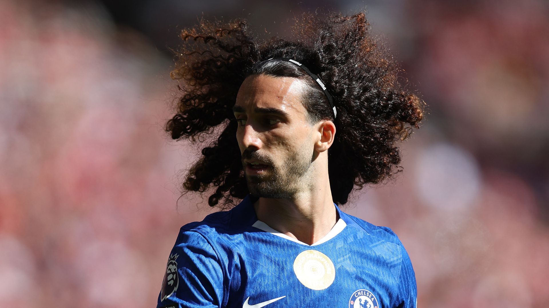 Marc Cucurella of Chelsea looks on during the Premier League match between Sunderland and Chelsea at Stadium of Light on May 24, 2026 in Sunderland, England.