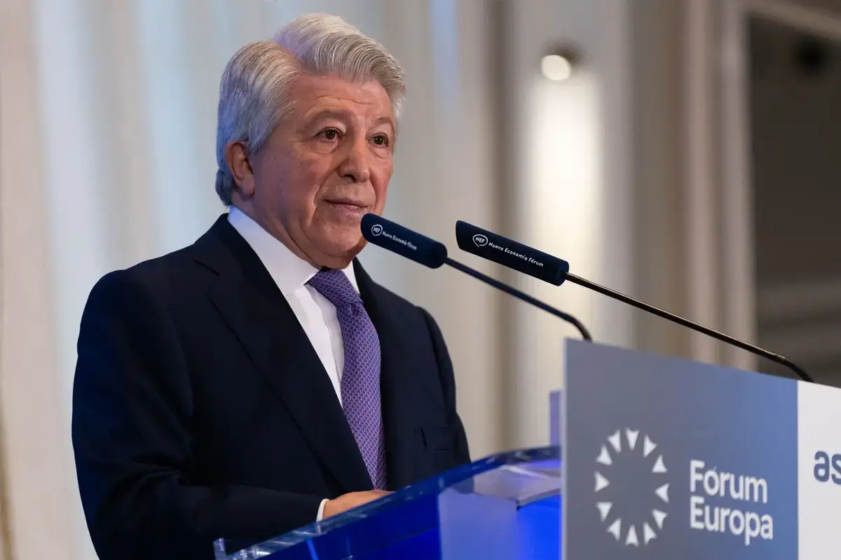 January 19, 2026, Madrid, Madrid, SPAIN: ENRIQUE CEREZO, president of Club Atlético de Madrid and EGEDA.