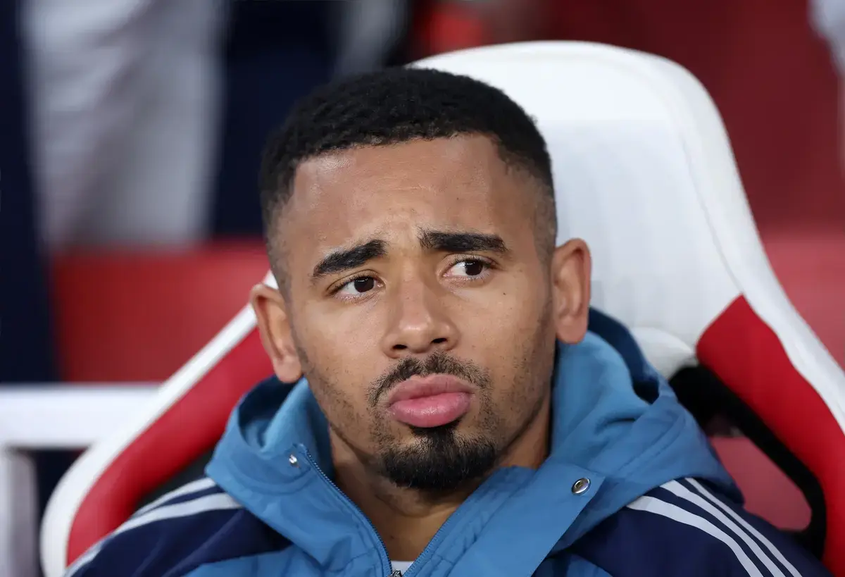 London, England, 15th April 2026. Gabriel Jesus of Arsenal during the Arsenal vs Sporting Lisbon UEFA Champions League quarter final 2nd leg match at the Emirates Stadium, London.
