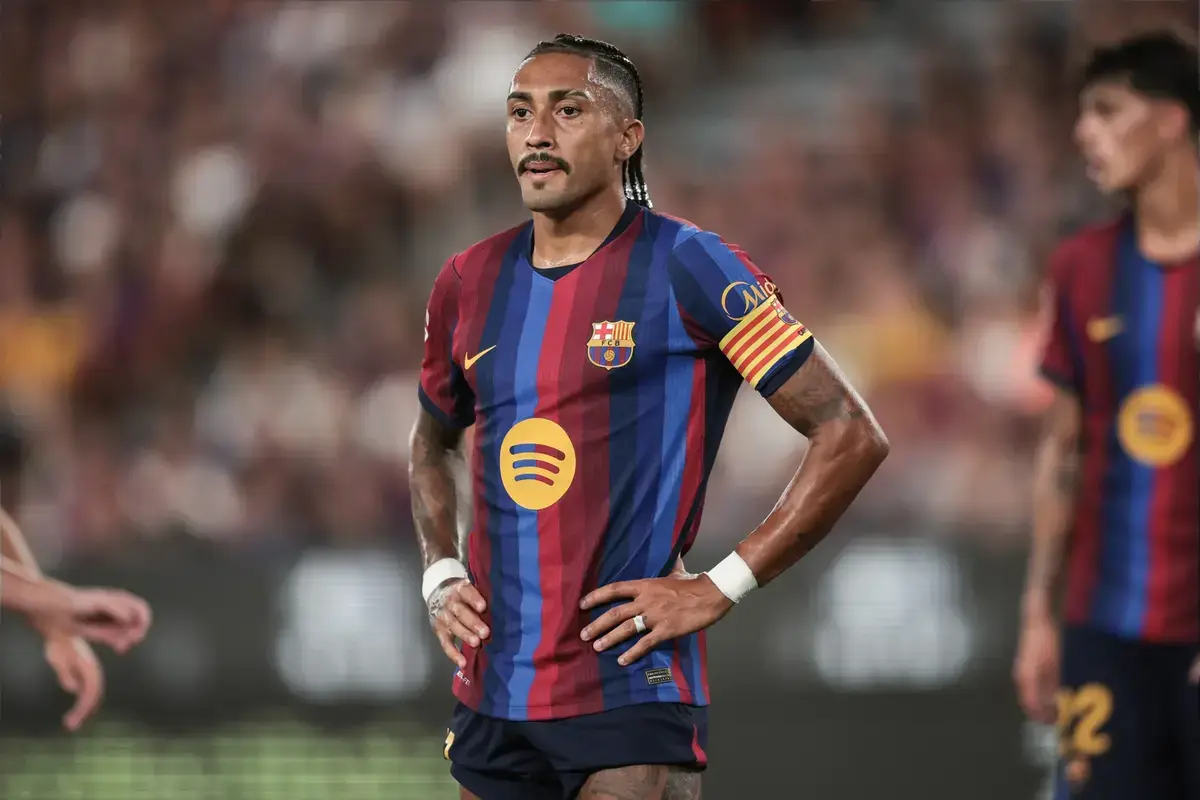 August 31, 2026, Barcelona, Catalonia, Spain: August 31th, 2026, Barcelona, Spain. FC Barcelona v Rayo Vallecano - LaLiga: .Raphinha of FC Barcelona.